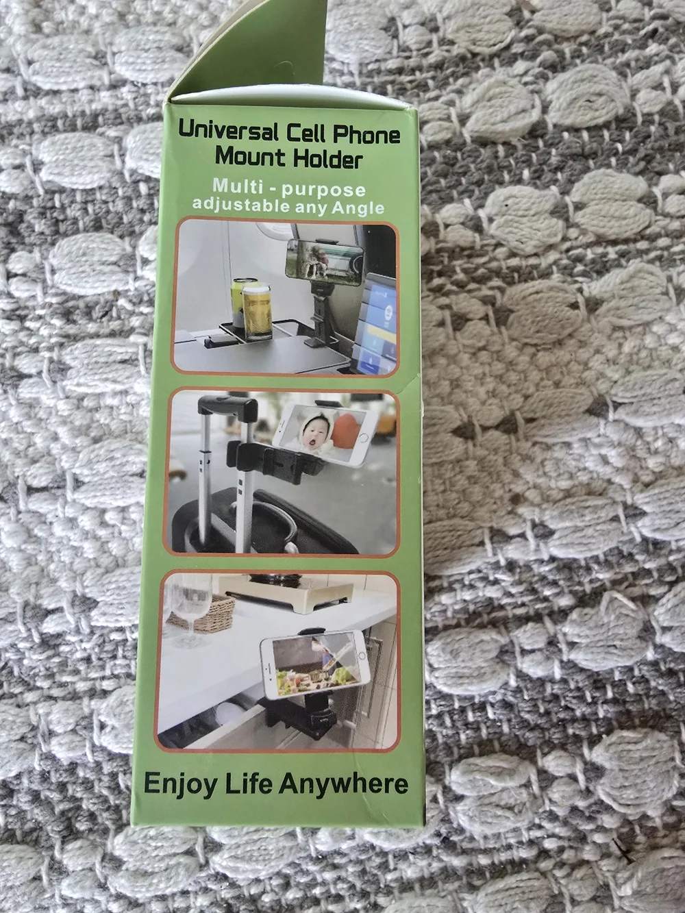Universal Cell Phone Mount Holder - Black
